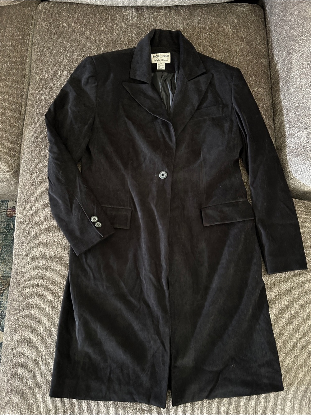 Women's Suede Knee-Length Trench Coat